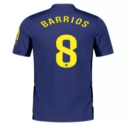 Camisola Atlético Madrid Barrios 8 Homem Equipamento 2ª 2025-26 Camisola Atlético Madrid Barrios 8 Homem Equipamento 2ª 2025-26