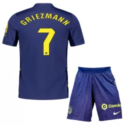 Camisola Atlético Madrid Griezmann 7 Criança Equipamento 2ª 2025-26 Camisola Atlético Madrid Griezmann 7 Criança Equipamento 2ª 2025-26