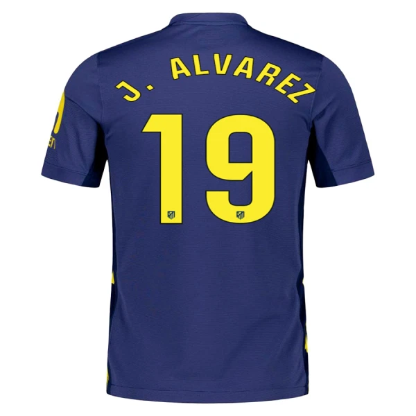 Camisola Atlético Madrid J. Alvarez 19 Homem Equipamento 2ª 2025-26 Camisola Atlético Madrid J. Alvarez 19 Homem Equipamento 2ª 2025-26