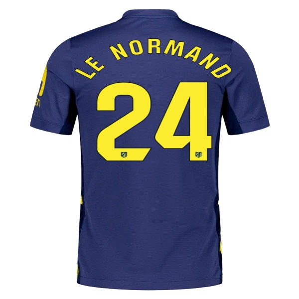Camisola Atlético Madrid Le Normand 24 Homem Equipamento 2ª 2025-26 Camisola Atlético Madrid Le Normand 24 Homem Equipamento 2ª 2025-26