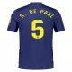 Camisola Atlético Madrid R. De Paul 5 Criança Equipamento 2ª 2025-26