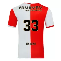 Camisola Feyenoord Hancko 33 Homem Equipamento 1ª 2025-26 Camisola Feyenoord Hancko 33 Homem Equipamento 1ª 2025-26