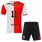 Camisola Feyenoord Hartman 11 Criança Equipamento 1ª 2025-26