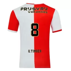 Camisola Feyenoord Q. Timber 8 Homem Equipamento 1ª 2025-26 Camisola Feyenoord Q. Timber 8 Homem Equipamento 1ª 2025-26