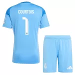 Camisola Guarda-Redes Real Madrid Courtois 1 Criança 2025-26