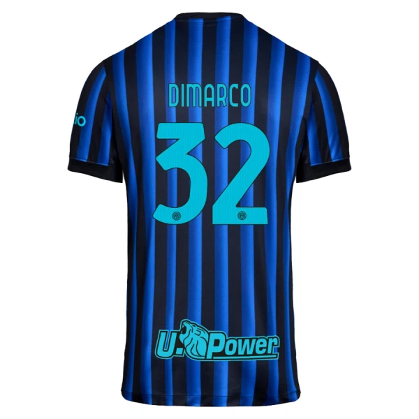 Camisola Inter Milan Dimarco 32 Homem Equipamento 1ª 2025-26 Camisola Inter Milan Dimarco 32 Homem Equipamento 1ª 2025-26