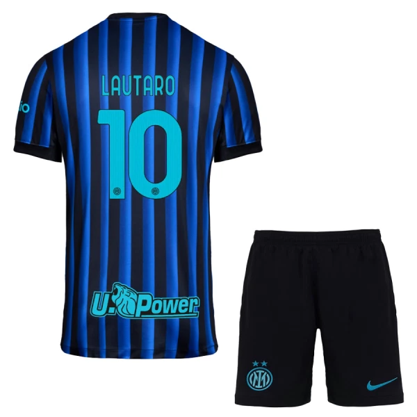 Camisola Inter Milan Lautaro Martinez 10 Criança Equipamento 1ª 2025-26