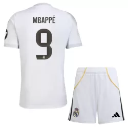 Camisola Real Madrid Mbappé 9 Criança Equipamento 1ª 2025-26 Camisola Real Madrid Mbappé 9 Criança Equipamento 1ª 2025-26