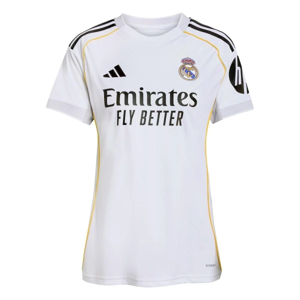 Camisola Real Madrid Mulher Equipamento 1ª 2025-26 Camisola Real Madrid Mulher Equipamento 1ª 2025-26