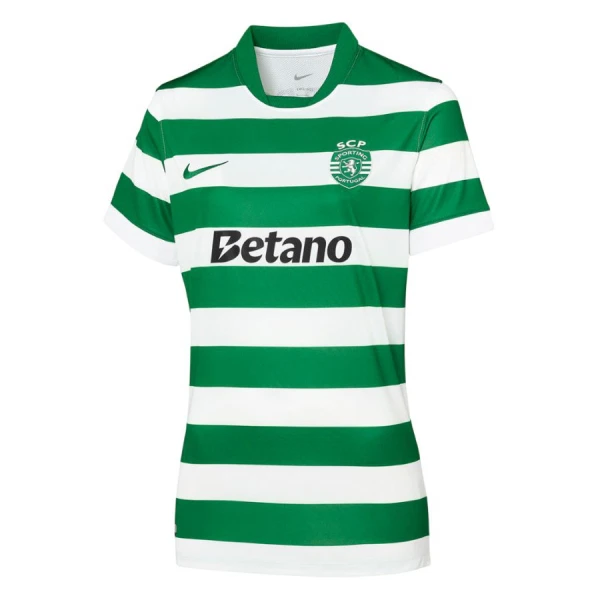 Camisola Sporting CP Mulher Equipamento 1ª 2025-26 Camisola Sporting CP Mulher Equipamento 1ª 2025-26