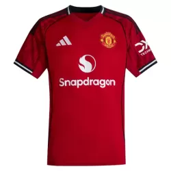 Camisola Manchester United Bruno Fernandes 8 Criança Equipamento 1ª 2025-26