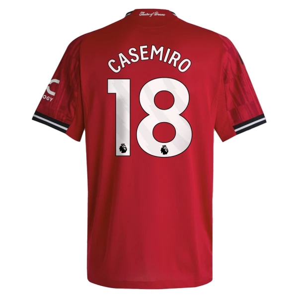 Camisola Manchester United Casemiro 18 Homem Equipamento 1ª 2025-26 Camisola Manchester United Casemiro 18 Homem Equipamento 1ª 2025-26
