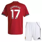 Camisola Manchester United Garnacho 17 Criança Equipamento 1ª 2025-26