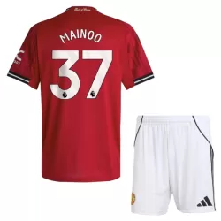 Camisola Manchester United Mainoo 37 Criança Equipamento 1ª 2025-26 Camisola Manchester United Mainoo 37 Criança Equipamento 1ª 2025-26