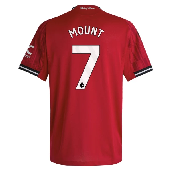 Camisola Manchester United Mount 7 Homem Equipamento 1ª 2025-26 Camisola Manchester United Mount 7 Homem Equipamento 1ª 2025-26