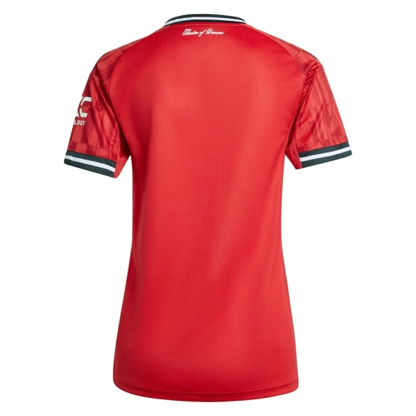 Camisola Manchester United Mulher Equipamento 1ª 2025-26