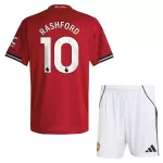 Camisola Manchester United Rashford 10 Criança Equipamento 1ª 2025-26
