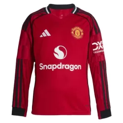 Camisola Manga Comprida Manchester United Homem Equipamento 1ª 2025-26 Camisola Manga Comprida Manchester United Homem Equipamento 1ª 2025-26