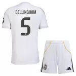 Camisola Real Madrid Bellingham 5 Criança Equipamento 1ª 2025-26