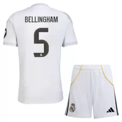 Camisola Real Madrid Bellingham 5 Criança Equipamento 1ª 2025-26 Camisola Real Madrid Bellingham 5 Criança Equipamento 1ª 2025-26