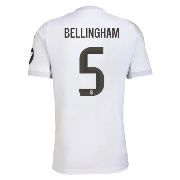 Camisola Real Madrid Bellingham 5 Criança Equipamento 1ª 2025-26
