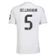 Camisola Real Madrid Bellingham 5 Homem Equipamento 1ª 2025-26 Camisola Real Madrid Bellingham 5 Homem Equipamento 1ª 2025-26
