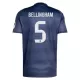 Camisola Real Madrid Bellingham 5 Homem Equipamento 2ª 2025-26 Camisola Real Madrid Bellingham 5 Homem Equipamento 2ª 2025-26