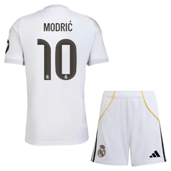 Camisola Real Madrid Modrić 10 Criança Equipamento 1ª 2025-26 Camisola Real Madrid Modrić 10 Criança Equipamento 1ª 2025-26