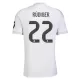 Camisola Real Madrid Rudiger 22 Homem Equipamento 1ª 2025-26 Camisola Real Madrid Rudiger 22 Homem Equipamento 1ª 2025-26