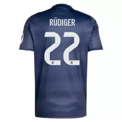 Camisola Real Madrid Rudiger 22 Homem Equipamento 2ª 2025-26 Camisola Real Madrid Rudiger 22 Homem Equipamento 2ª 2025-26