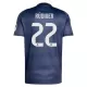 Camisola Real Madrid Rudiger 22 Homem Equipamento 2ª 2025-26 Camisola Real Madrid Rudiger 22 Homem Equipamento 2ª 2025-26