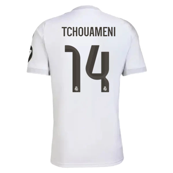 Camisola Real Madrid Tchouaméni 14 Homem Equipamento 1ª 2025-26 Camisola Real Madrid Tchouaméni 14 Homem Equipamento 1ª 2025-26