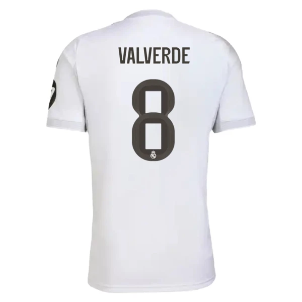 Camisola Real Madrid Valverde 8 Homem Equipamento 1ª 2025-26 Camisola Real Madrid Valverde 8 Homem Equipamento 1ª 2025-26