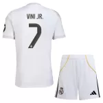Camisola Real Madrid Vini JR 7 Criança Equipamento 1ª 2025-26