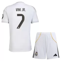 Camisola Real Madrid Vini JR 7 Criança Equipamento 1ª 2025-26 Camisola Real Madrid Vini JR 7 Criança Equipamento 1ª 2025-26