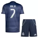 Camisola Real Madrid Vini JR 7 Criança Equipamento 2ª 2025-26