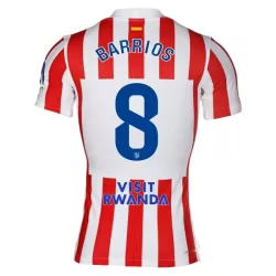 Camisola Atlético Madrid Barrios 8 Homem Equipamento 1ª 2025-26 Camisola Atlético Madrid Barrios 8 Homem Equipamento 1ª 2025-26