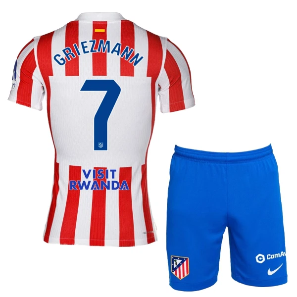 Camisola Atlético Madrid Griezmann 7 Criança Equipamento 1ª 2025-26 Camisola Atlético Madrid Griezmann 7 Criança Equipamento 1ª 2025-26