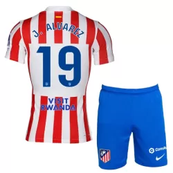 Camisola Atlético Madrid J. Alvarez 19 Criança Equipamento 1ª 2025-26 Camisola Atlético Madrid J. Alvarez 19 Criança Equipamento 1ª 2025-26