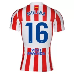 Camisola Atlético Madrid Molina 16 Homem Equipamento 1ª 2025-26 Camisola Atlético Madrid Molina 16 Homem Equipamento 1ª 2025-26