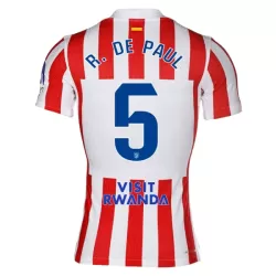 Camisola Atlético Madrid R. De Paul 5 Homem Equipamento 1ª 2025-26 Camisola Atlético Madrid R. De Paul 5 Homem Equipamento 1ª 2025-26