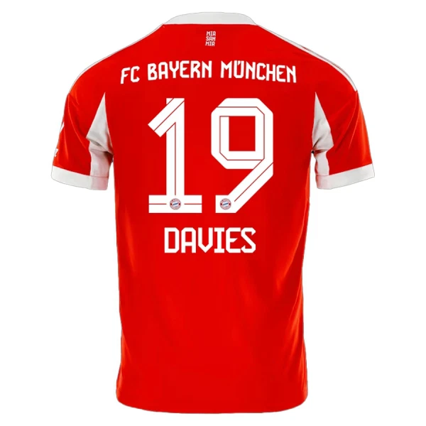 Camisola FC Bayern de Munique Alphonso Davies 19 Homem Equipamento 1ª 2025-26 Camisola FC Bayern de Munique Alphonso Davies 19 Homem Equipamento 1ª 2025-26