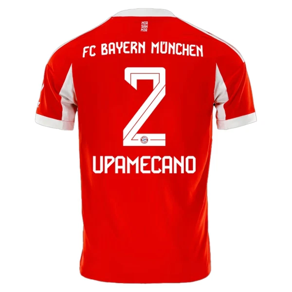 Camisola FC Bayern de Munique Dayot Upamecano 2 Homem Equipamento 1ª 2025-26 Camisola FC Bayern de Munique Dayot Upamecano 2 Homem Equipamento 1ª 2025-26