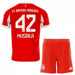 Camisola FC Bayern de Munique Jamal Musiala 42 Criança Equipamento 1ª 2025-26 Camisola FC Bayern de Munique Jamal Musiala 42 Criança Equipamento 1ª 2025-26