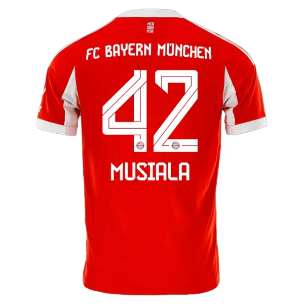 Camisola FC Bayern de Munique Jamal Musiala 42 Homem Equipamento 1ª 2025-26 Camisola FC Bayern de Munique Jamal Musiala 42 Homem Equipamento 1ª 2025-26