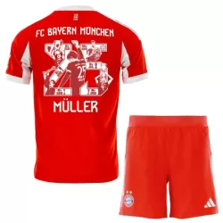Camisola FC Bayern de Munique Thomas Müller 25 Criança Equipamento 1ª 2025-26 - Especial Camisola FC Bayern de Munique Thomas Müller 25 Criança Equipamento 1ª 2025-26 - Especial