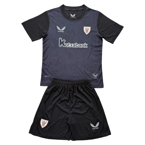 Camisola Guarda-Redes Athletic Bilbao Criança 2025-26 Preta Camisola Guarda-Redes Athletic Bilbao Criança 2025-26 Preta