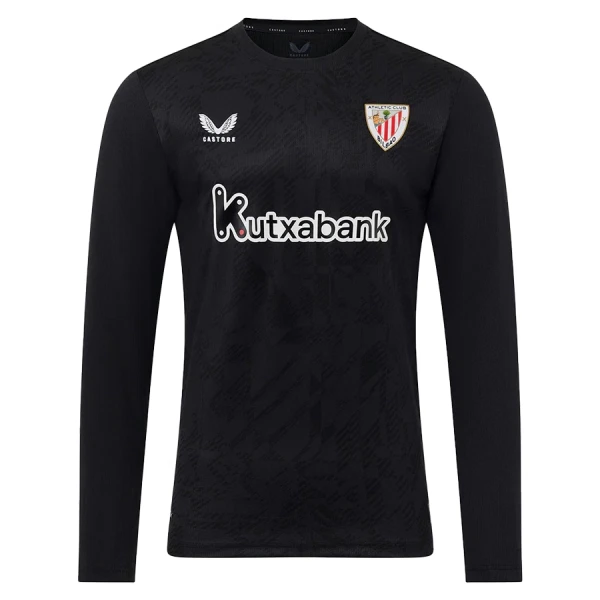 Camisola Guarda-Redes Athletic Bilbao Homem 2025-26 Preta Manga Comprida Camisola Guarda-Redes Athletic Bilbao Homem 2025-26 Preta Manga Comprida