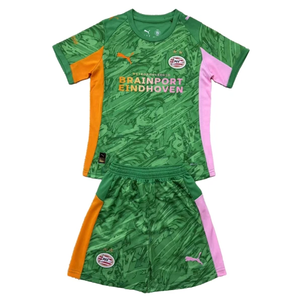 Camisola Guarda-Redes PSV Eindhoven Criança 2025-26 Verde Camisola Guarda-Redes PSV Eindhoven Criança 2025-26 Verde