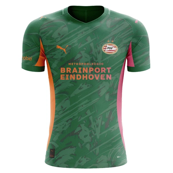 Camisola Guarda-Redes PSV Eindhoven Homem 2025-26 Verde Camisola Guarda-Redes PSV Eindhoven Homem 2025-26 Verde